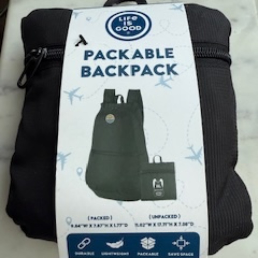 Life Is Good Packable Backpack *NEW*